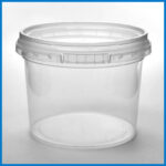 AAB120M001 120 ML CLEAR TAMPER EVIDENT TUB and LID