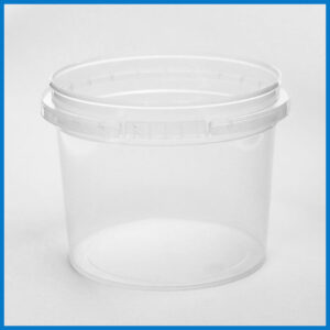 AAB120M001 120 ml Clear Tamper Evident Tub and Lid