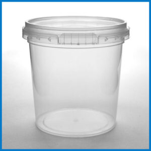 1 AAB155M001 155 ML CLEAR TAMPER EVIDENT TUB and LID