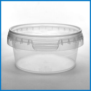 1 AAB180M002 180 ML CLEAR TAMPER EVIDENT TUB and LID