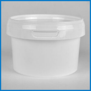 AAB280M001 280 ML WHITE TAMPER EVIDENT TUB and LID