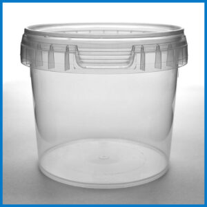 AAB365M001 366 ML clear tamper evident tub and lid