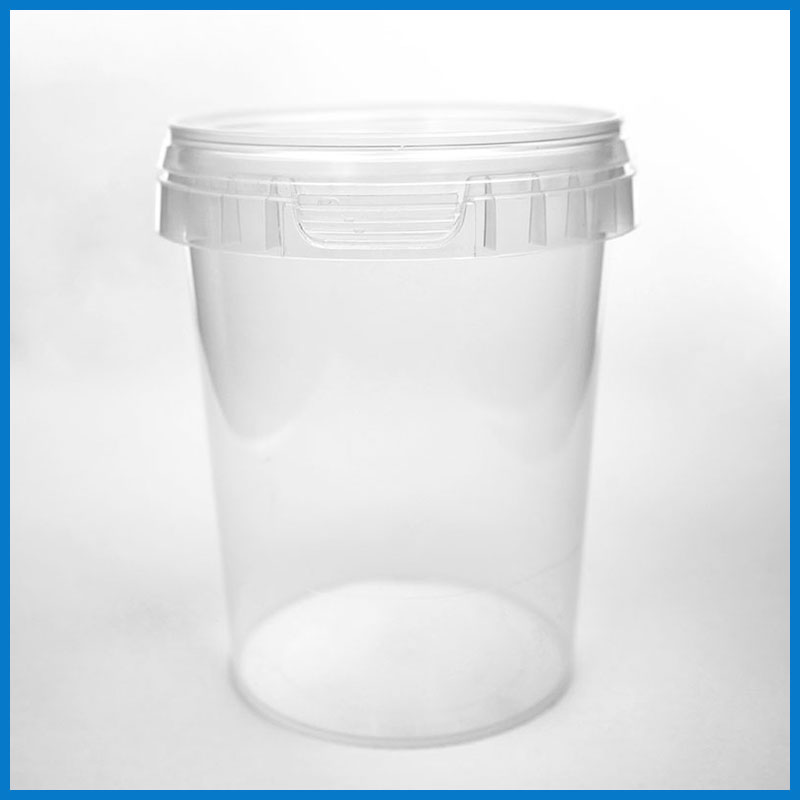 AAB520M002 520ml Clear Tamper Evident Tub and Lid