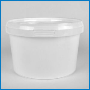 ABB01-1L002 1 LITRE WHITE TUB WITH LID