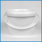 ABB03-0L001 3 litre white bucket and lid