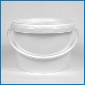 ABB03-0L001 3 litre white bucket and lid