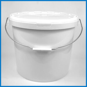 ABB26-0L007 26 LITRE WHITE BUCKET AND LID