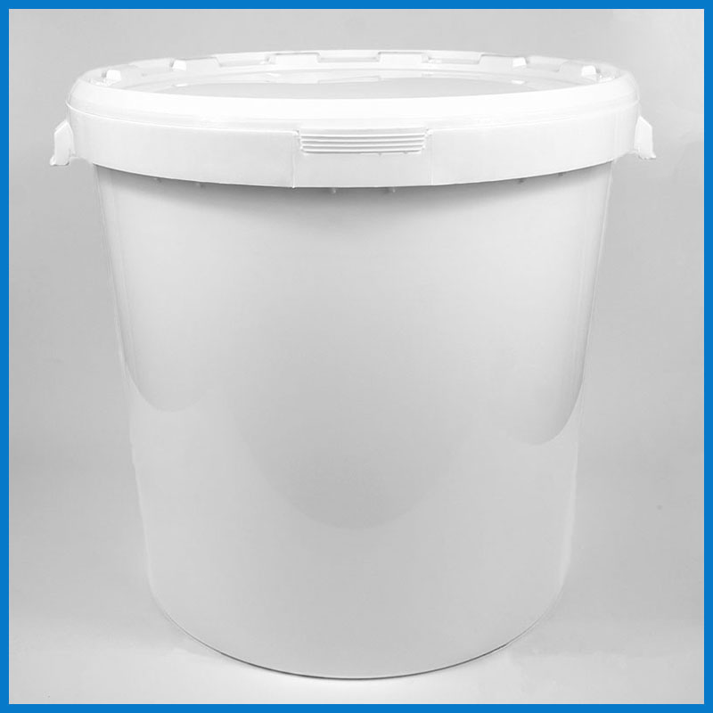 ABB30-0L001 30 LITRE WHITE BUCKET AND LID BRIGHT