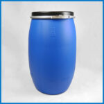 PP120L001 120 litre open top blue polydrum