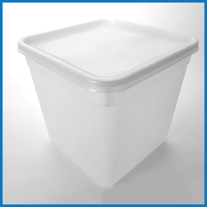 RB04-0L003 4 Litre Square Natural Tub