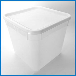 RB10-0L001 10 Litre Square Natural Tub