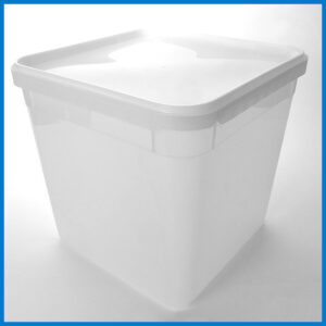 UB04-0L001 4 Litre Square Natural Tub