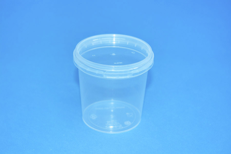 155 ML CLEAR TAMPER EVIDENT TUB and LID