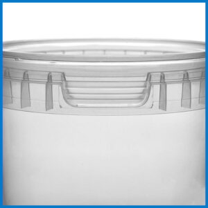 AAB365M001 366 ML CLEAR TAMPER EVIDENT TUB and LID