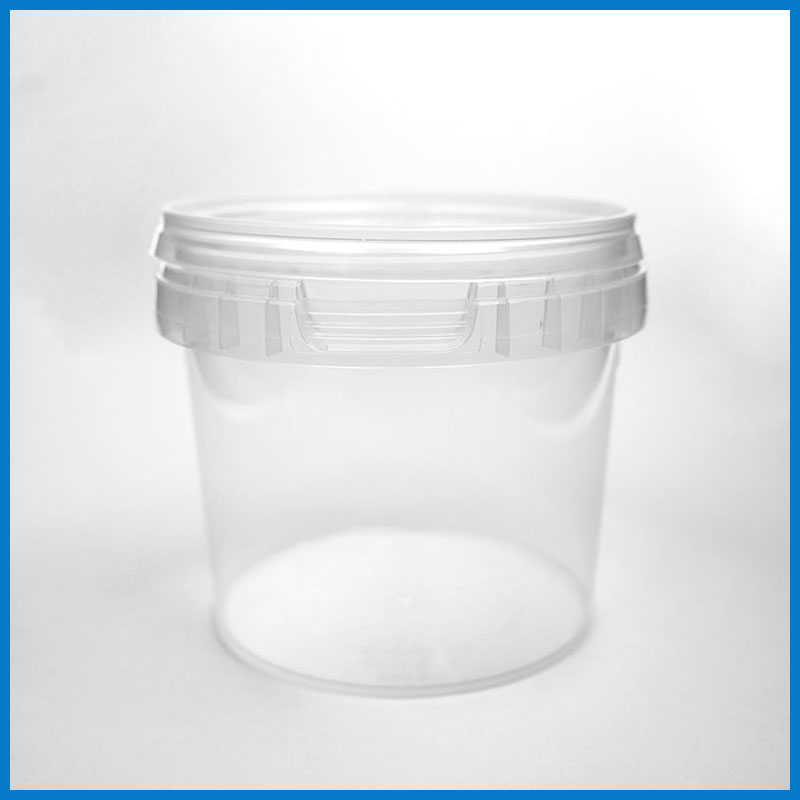 AAB365M001 366ml Clear Tamper Evident Tub and Lid