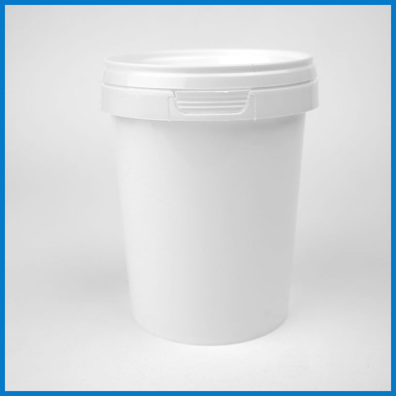 AAB520M001 520ml White Tamper Evident Tub and Lid