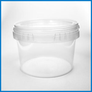 AAB550M002 550ml Clear Tamper Evident Tub and Lid