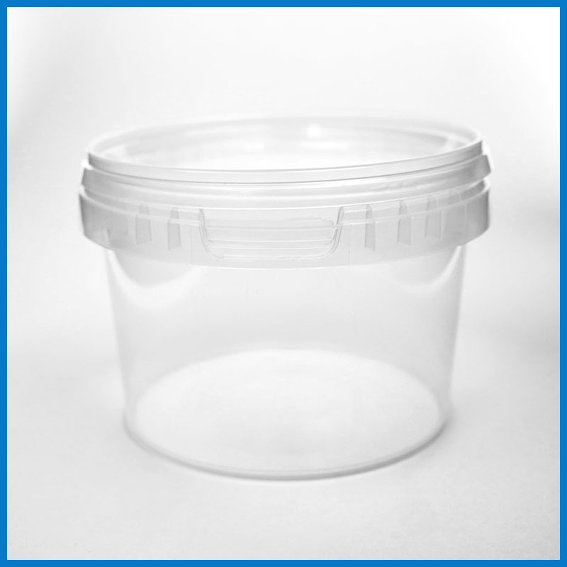 AAB550M002 550ml Clear Tamper Evident Tub and Lid