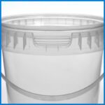 AAB850M002 850 ML CLEAR TAMPER EVIDENT TUB WITH HANDLE and LID