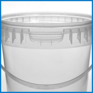 AAB850M002 850 ML CLEAR TAMPER EVIDENT TUB WITH HANDLE and LID