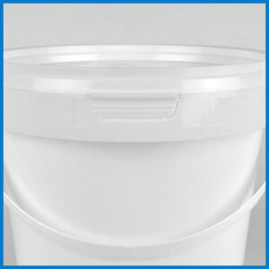 ABB01-2L010 1.2 LITRE WHITE TAMPER EVIDENT TUB WITH LID