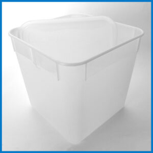 RB10-0L001 10 Litre Square Natural Tub