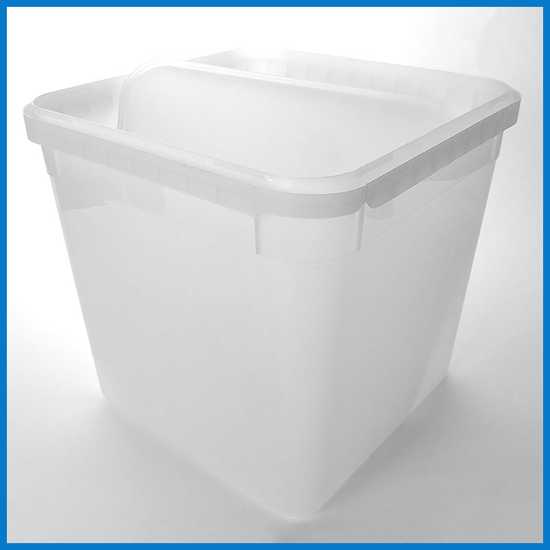 UB04-0L001 4 Litre Square Natural Tub