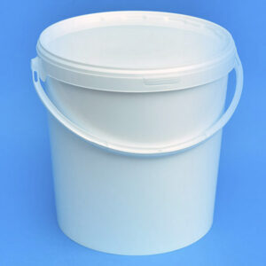 21 LITRE WHITE BUCKET and LID