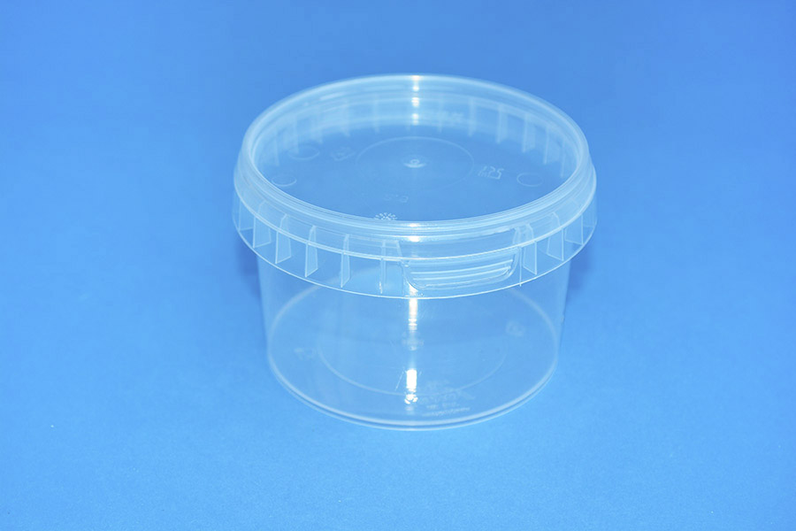 280 ML CLEAR TAMPER EVIDENT TUB and LID