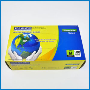 ZGLOVEM MEDIUM LATEX GLOVES (100)