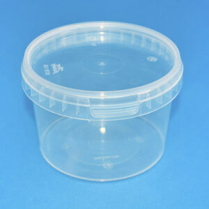 550 ML CLEAR TAMPER EVIDENT TUB and LID