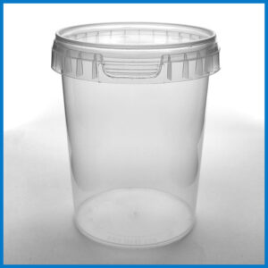 AAB520M002 520 ML CLEAR TAMPER EVIDENT TUB and LID