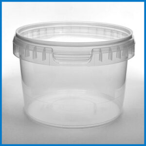 AAB550M002 550 ml clear tamper evident tub and lid