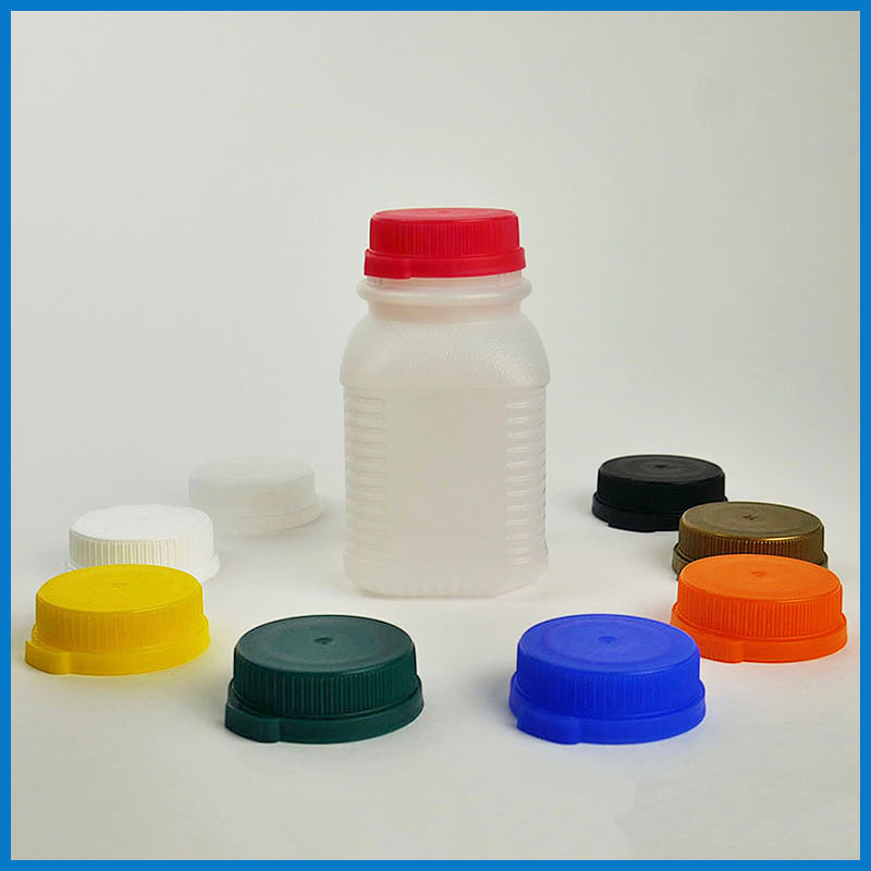 UB0189ML001 189ml HDPE Milk Bottle with caps