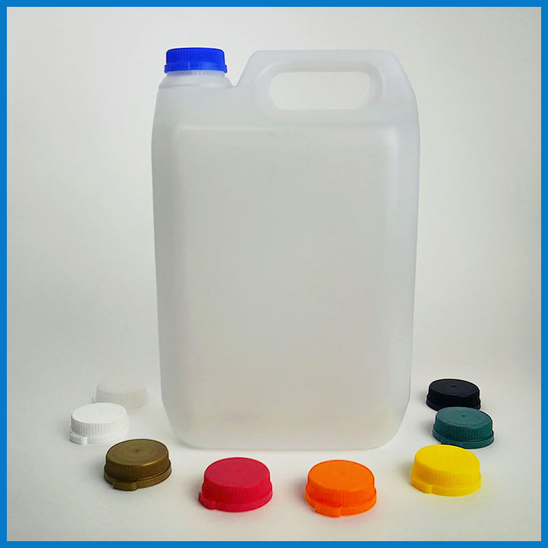 UB05-0L001 5 Litre HDPE Milk Bottle - Twinseal Neck vand caps