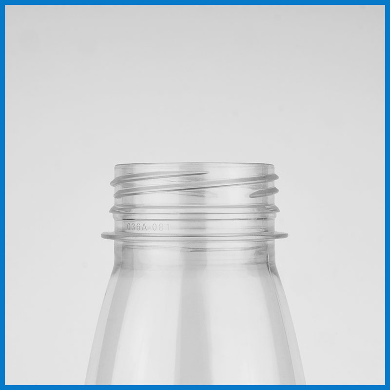IRB500M008 500ml Classic Round Clear PET Bottle 5