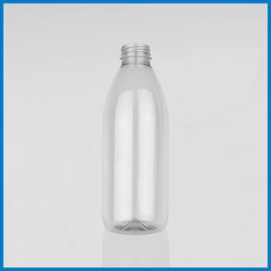 IRB1000M008 1000ml Classic Round Clear PET Bottle 1