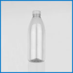 IRB1000M008 1000ml Classic Round Clear PET Bottle 1