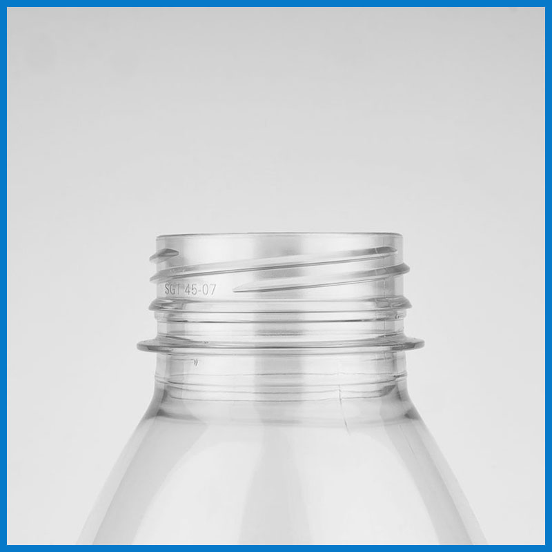IRB1000M008 1000ml Classic Round Clear PET Bottle 5