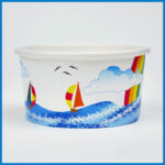 RB075M001 Small Paper Tubs For Ice Cream 90ml (42 pck)