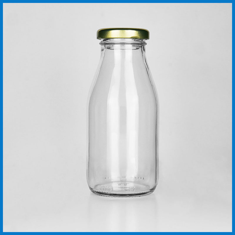 OB0250ML002 250ml Glass Milk Bottle