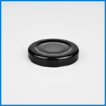 T043MM003 black cap for 250ml 500ml glass milk bottle