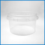 AAB240M001 240ml Clear Tamper Evident tub and lid border