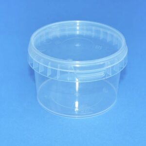 240 ML CLEAR TAMPER EVIDENT TUB and LID